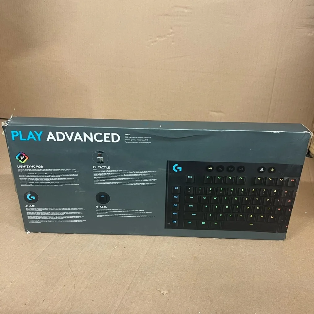 NEW Logitech G815 LIGHTSYNC RGB Mechanical Gaming Keyboard